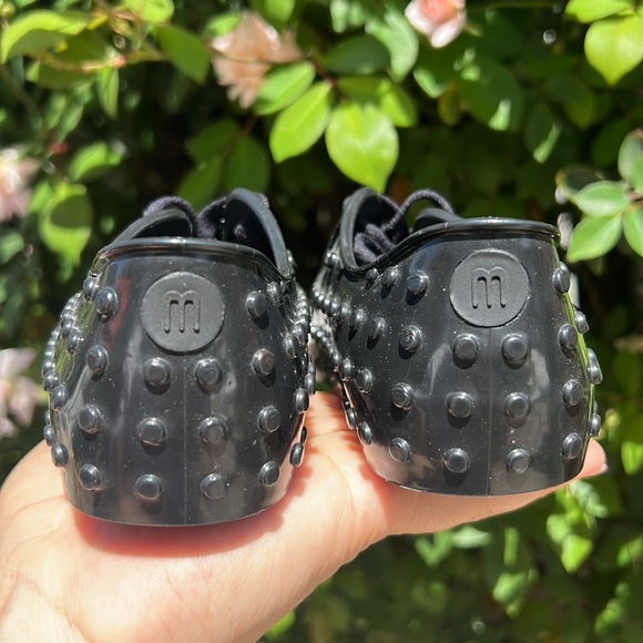 Mini Melissa Unisex Polibolha Black Sneakers.❤️UNISEX❤️ - Picture 3 of 15